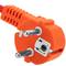 Power cable IEC60320 C13 to schuko male layered red 5m