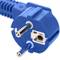 Cordon électrique IEC60320 C13 à Schuko couches en bleu 1.8m