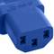 Cordon électrique IEC60320 C13 à Schuko couches en bleu 1.8m