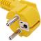 Electrical cord IEC60320 C13 to schuko layered male in yellow 1.8m