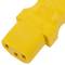 Electrical cord IEC60320 C13 to schuko layered male in yellow 1.8m
