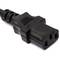 Elektrokabel 3x1mm2 IEC60320-C13 auf Schuko weiblich-männlich 5 m lockigen
