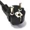 Elektrokabel 3x1mm2 IEC60320-C13 auf Schuko weiblich-männlich 5 m lockigen