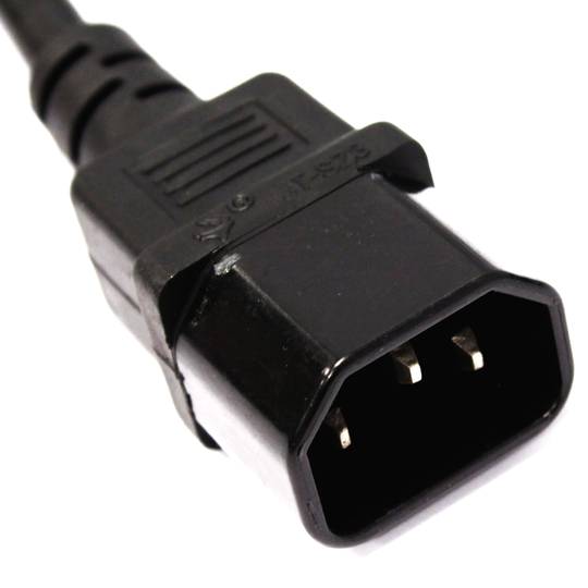 Cavo elettrico 3x0.75mm2 IEC60320-C13-C14 femmina a maschio 3m ricci