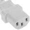 Netzkabel IEC-60320 weiss C13-C14 3 m