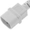 Netzkabel IEC-60320 weiss C13-C14 3 m