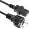 Elektrische Kabel IEC60320 C13 bis Schuko gerade Stecker in schwarz 5m