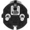 Elektrische Kabel IEC60320 C13 bis Schuko gerade Stecker in schwarz 5m