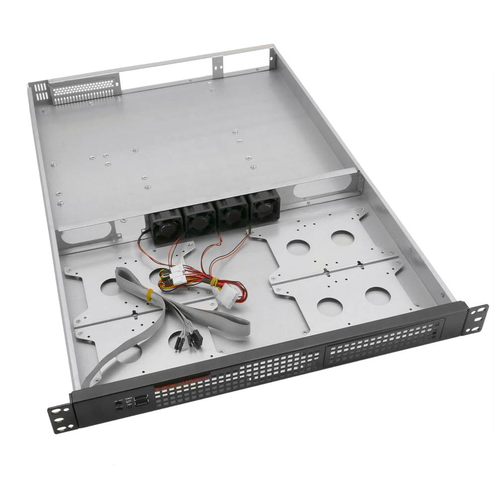 Caixa rack19 IPC ATX 1U F650mm 4x3.5 RackMatic