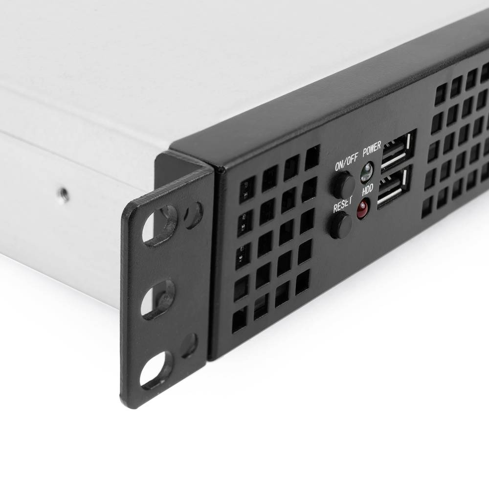 Caixa rack19 IPC ATX 1U F650mm 4x3.5 RackMatic