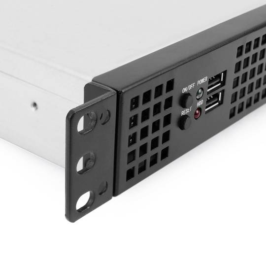 Caixa rack19 IPC ATX 1U F650mm 4x3.5 RackMatic