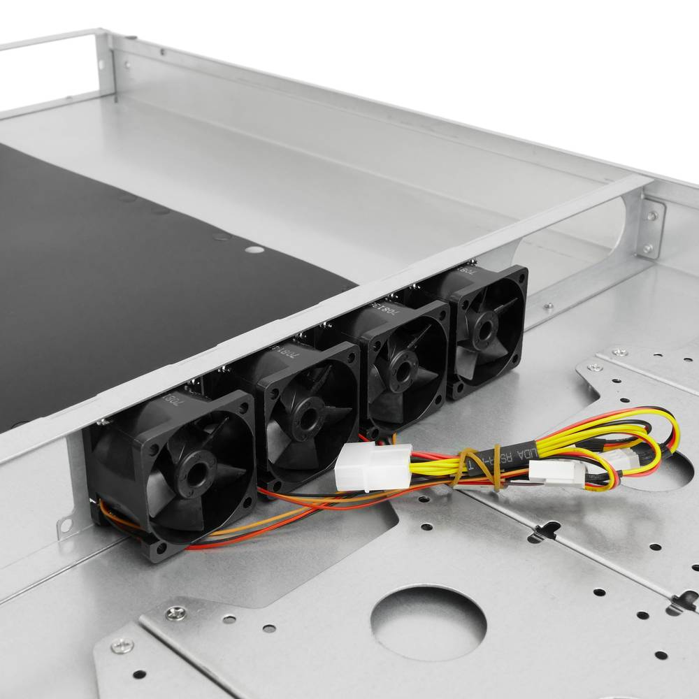 Caixa rack19 IPC ATX 1U F650mm 4x3.5 RackMatic