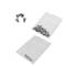 Caixa rack19 IPC ATX 1U F650mm 4x3.5 RackMatic