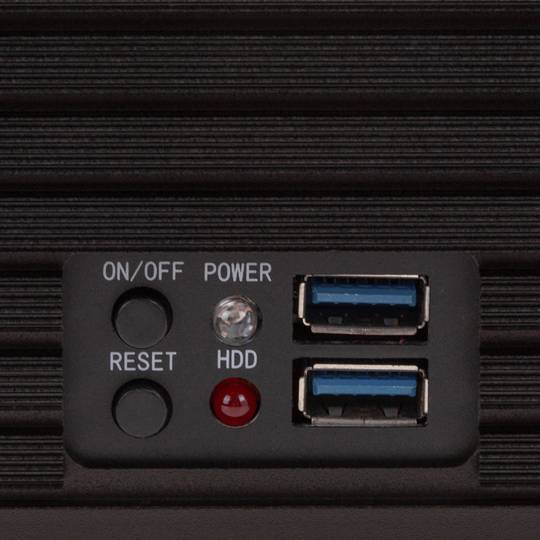 Boîtier Rack 19" 2U Profondeur 28 Cm - Compatible Mini-ITX, 3 Baies Disques, Ventilateurs 80 Mm