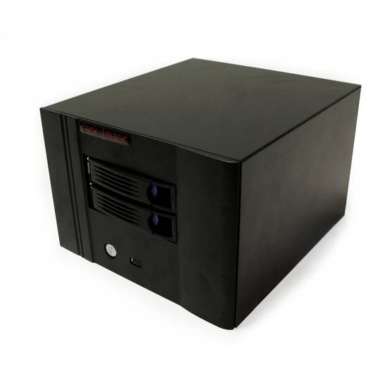 Mini ITX kubische Schachtel mit 2 SATA HDD 220x154x245mm