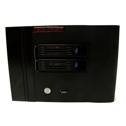 Mini ITX kubische Schachtel mit 2 SATA HDD 220x154x245mm