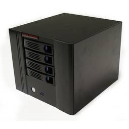 Caja mini ITX cúbica con 4 HDD-SATA 220x154x245mm