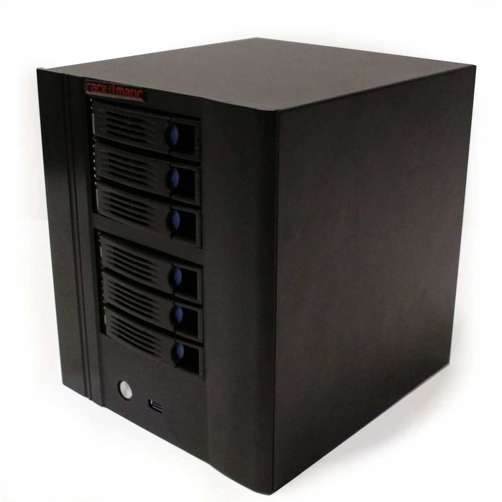 Scatola mini ITX cubica con 6 HDD-SATA 220x154x245mm