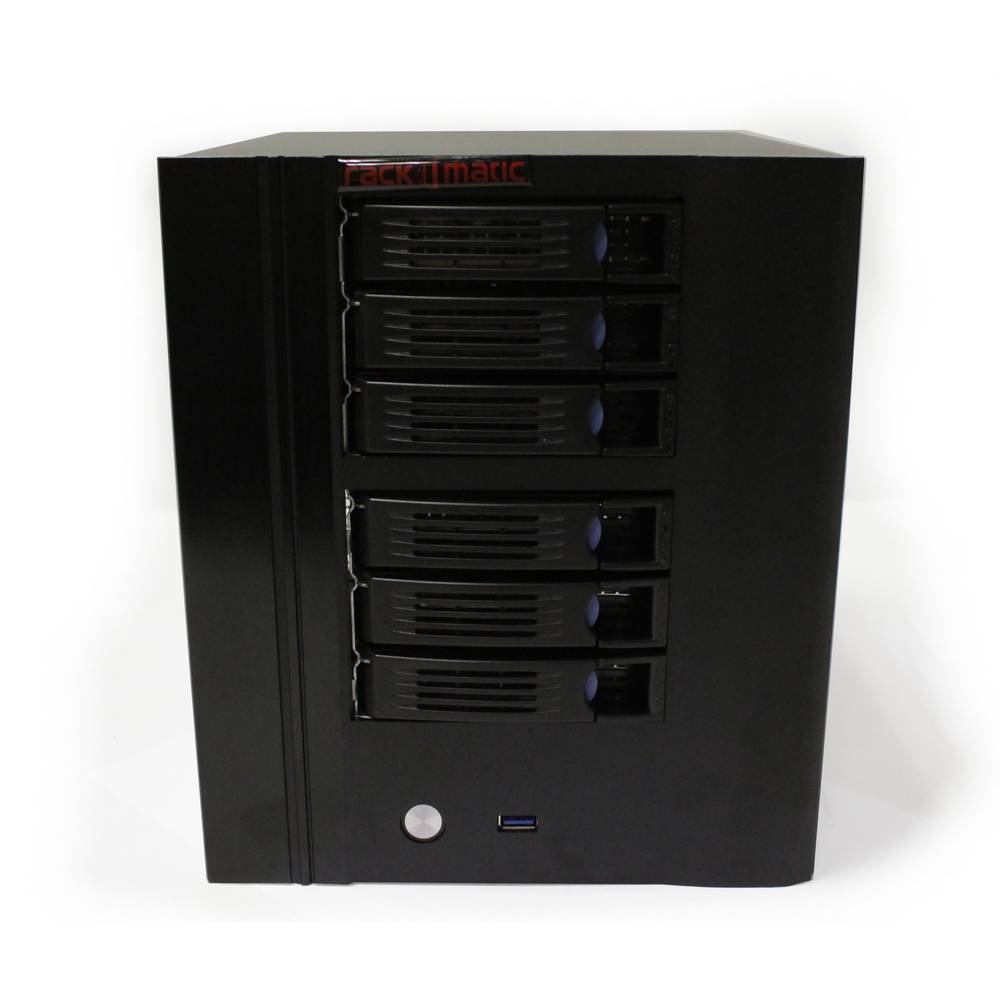 Scatola mini ITX cubica con 6 HDD-SATA 220x154x245mm