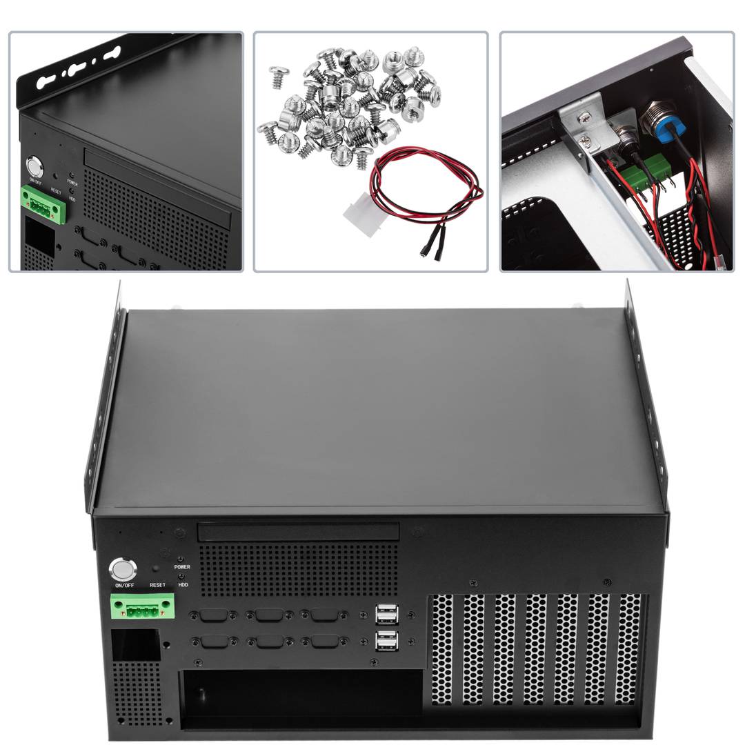 ATX Wall Mount Enclosure with 7 Expansion Bays