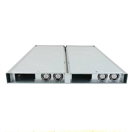 Rack19 ATX 1U F545 4x3.5 2 Atom Mini-ITX rimovibile dal Rackmatic