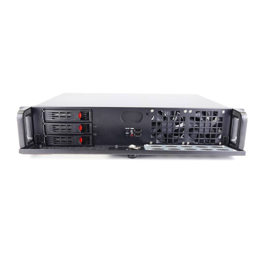 Rack19 IPC 2U ATX Caso 3x3.5 F280mm RackMatic