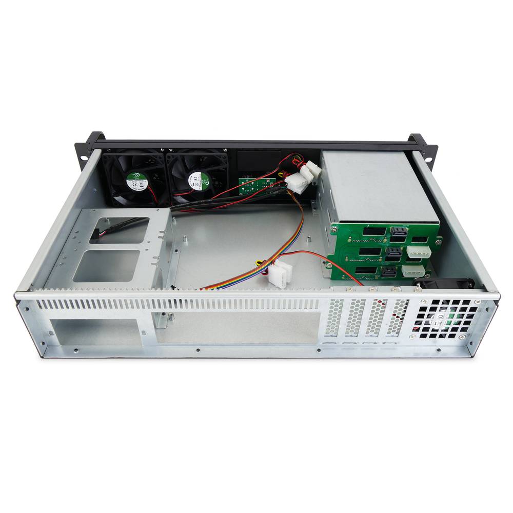 Rack19 IPC 2U ATX Caso 3x3.5 F280mm RackMatic