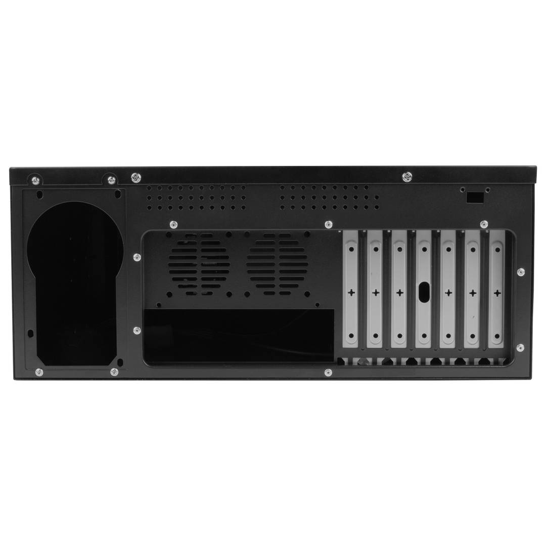 Lanberg SC01-3504-10B 4U Czarna obudowa Rack z 2 wentylatorami 2,5/3,5