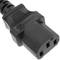 Cable eléctrico 3x1.5mm² IEC60320 C13-hembra a Schuko-macho 3m