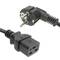 Cabo elétrico de alimentação de alta qualidade 3x1.5mm² IEC60320 C19-fêmea para Schuko-macho 3m