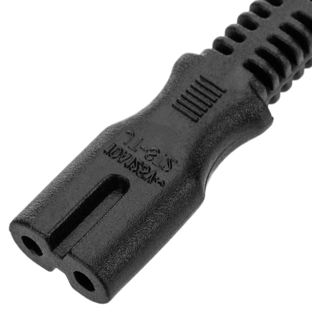 Cavo elettrico British Standard BS-1363-1 IEC-60320-C7 1.8m nero