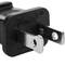 Cavo di alimentazione US NEMA 1-15P-IEC-60320-C7 1.8m nero