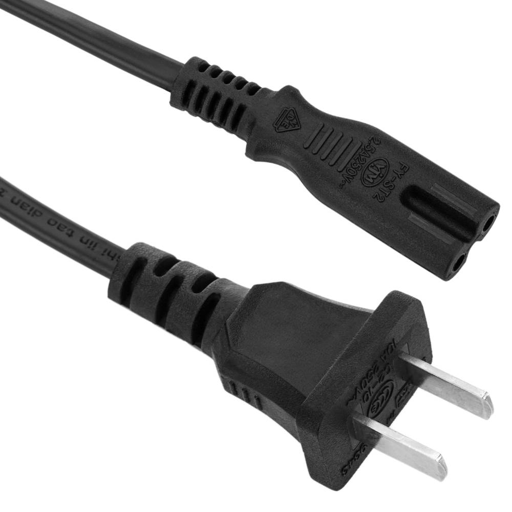 Cavo elettrico CN CPCS-CCC a IEC-60320-C7 1,8 m nero