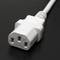 Cable elèctric British Standard BS-1363-1 a IEC-60320-C13 de 1.8m blanc