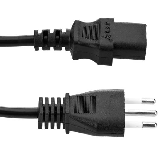 Cable eléctrico IT CEI-23-16 a IEC-60320-C13 de 1.8m negro
