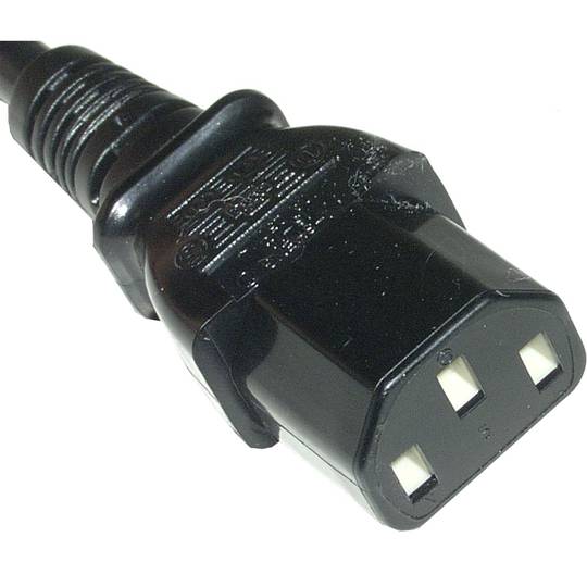 Cabo de alimentação CN CPCS-CCC IEC-60320-C13 1.8m preto