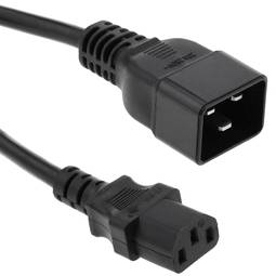 Cavo di alimentazione IEC-60320 5m da C13 a C20 3x1.5mm