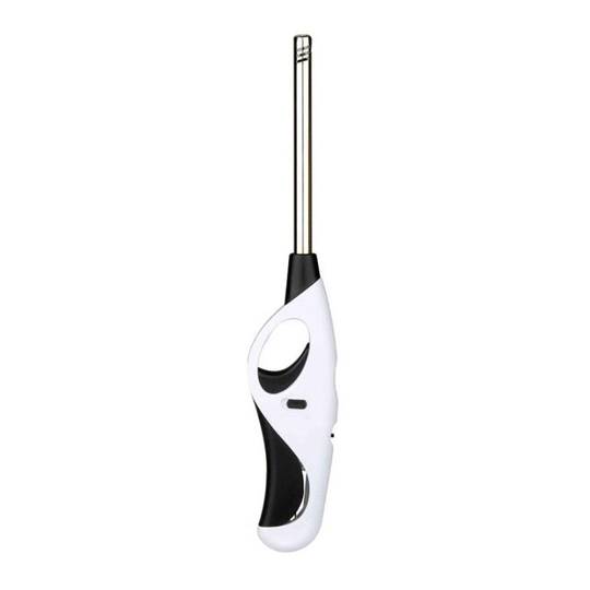 Long Clipper Wave Solid lighter in white/black MG1L000 - Cablematic