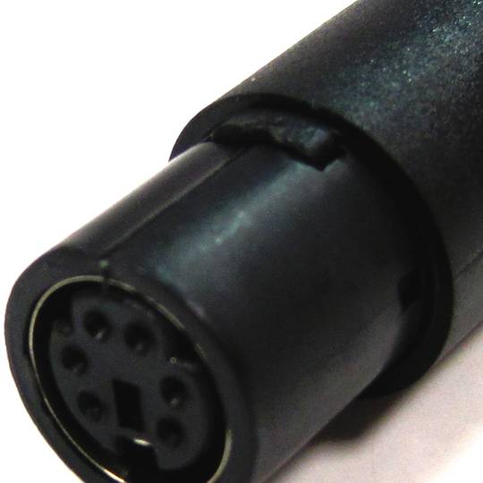 Vrouwelijke MiniDin6-connector