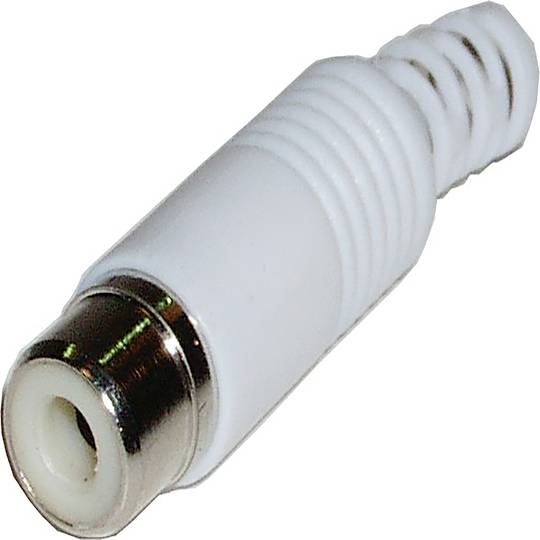 Conector RCA-H (Blanco)