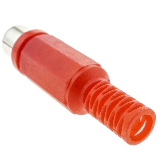 RCA-H-connector (rood)