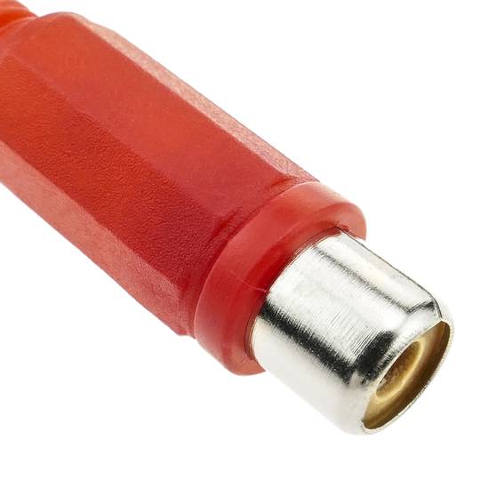 RCA-H-connector (rood)