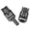 Pin IEC-60320 C13. Female plug straight