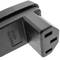 Pin IEC-60320 C13. Spina femmina con angolo