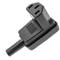Pin IEC-60320 C13. Spina femmina con angolo