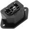 IEC-60320 C13 female recessed plug for panel and replacement
