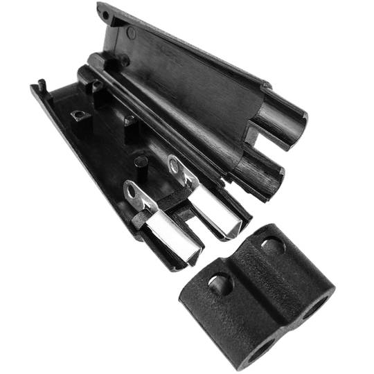 Stecker IEC-60320 C7 Buchse gerade schwarz