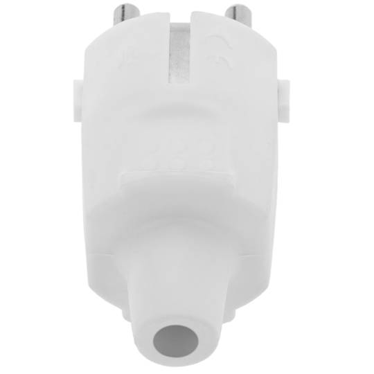 Spina Schuko spina dritto maschio bianco