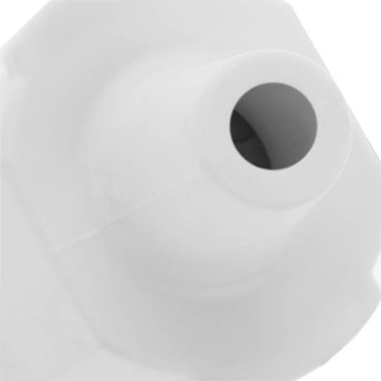 Clavija enchufe schuko recto macho blanco