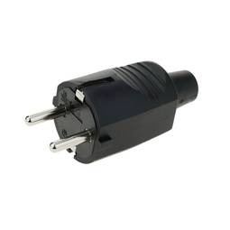 Schuko-Stecker (Straight Black Male)